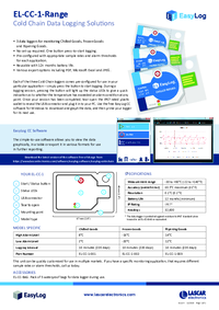 Thumbnail of document Data Sheet - EL-CC-1 Temperature Data Logger - 10 Pack